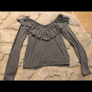 Express off the shoulder long sleeve- xxs petite